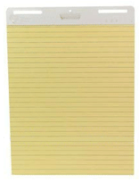 Ruled Yellow Flip Charts